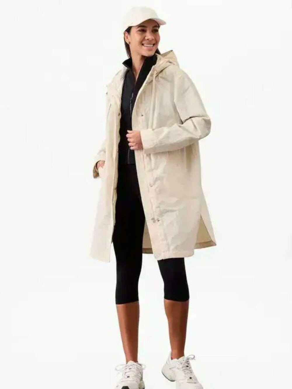 NWT Athleta Everywhere Anorak Rain Utility Trench Coat Jacket